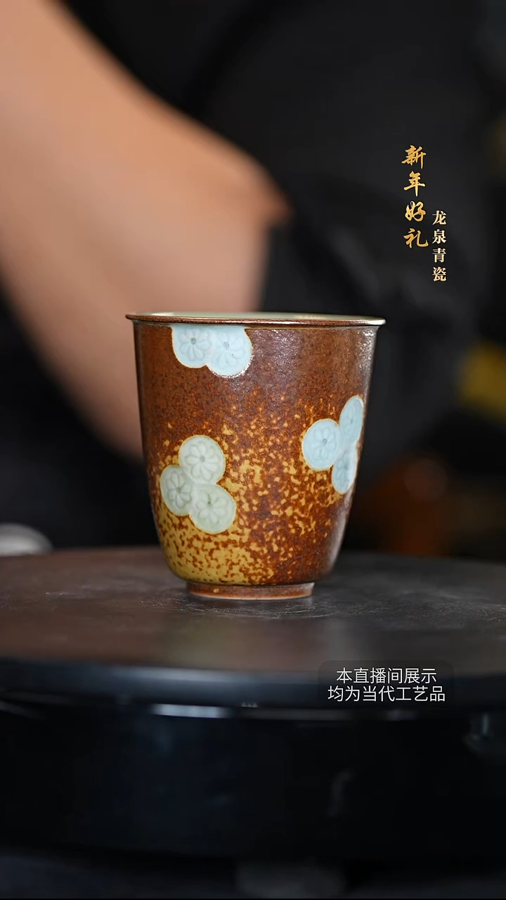龙泉青瓷茶具摆件3