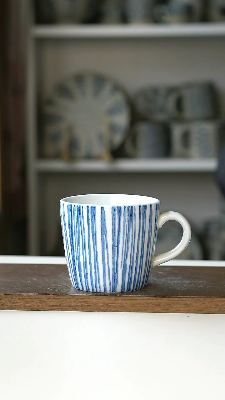 【闪购商品】陶瓷020粗陶瑕疵马克杯@4-2@