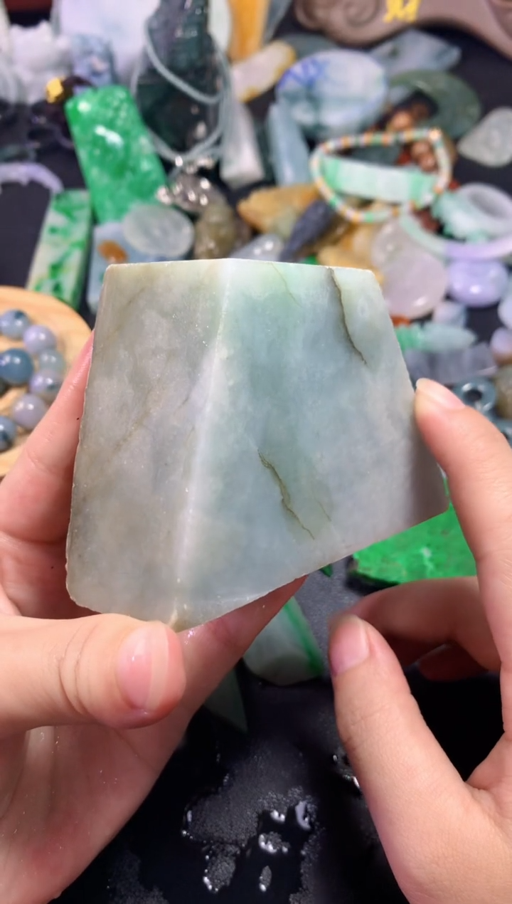 翡翠未镶嵌颈饰018天然翡翠