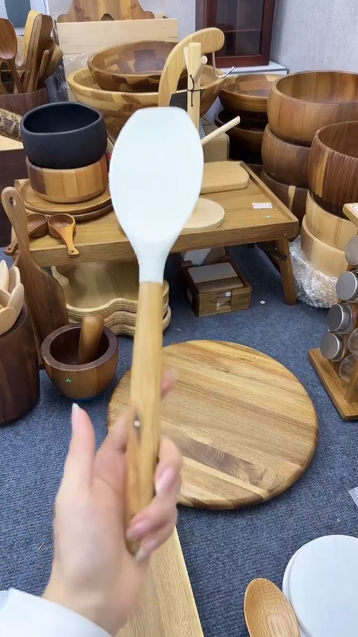 小*酥橄榄木硅胶铲子