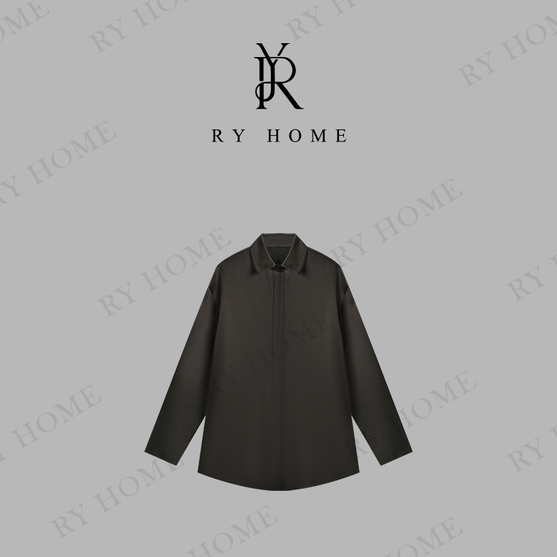 【容雨RYHOME】100醋酸＋极简风时尚衬衫252C1462