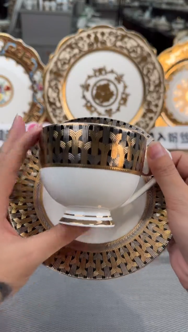 【闪购商品】瓷片200毫升杯碟福利款 2个