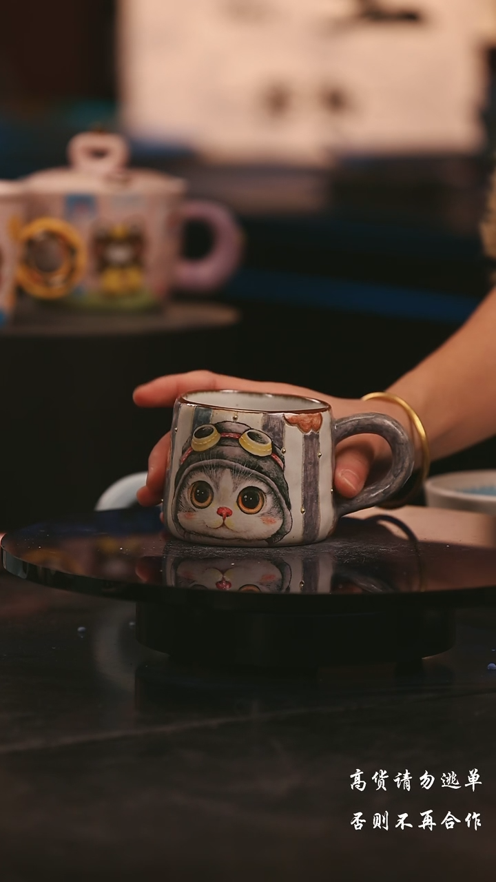 陶瓷景德镇可爱设计师款陶瓷 