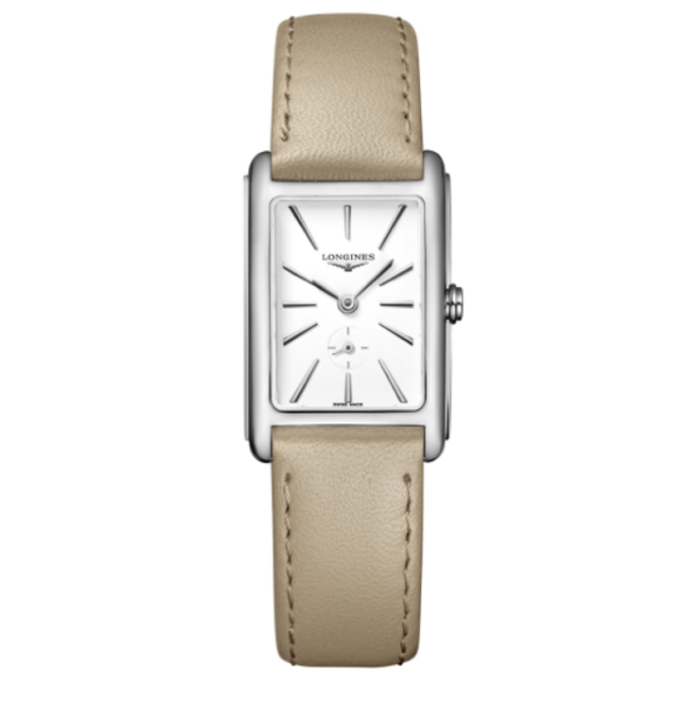 99新 Longines/浪琴 黛绰维纳条刻白盘石英xww