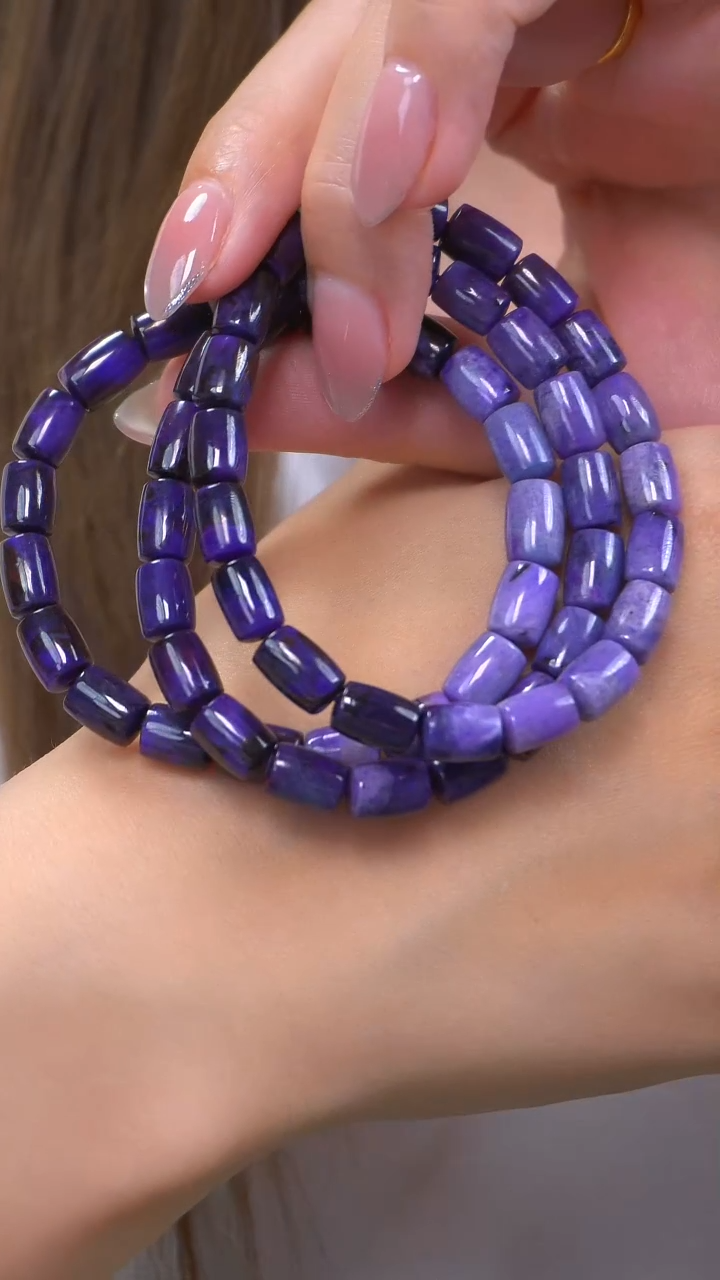 未镶嵌苏纪石（舒俱来）手串多样性发一