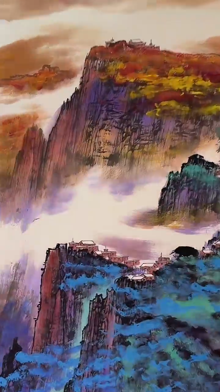 国画王炳杰手绘绘画作品28-16