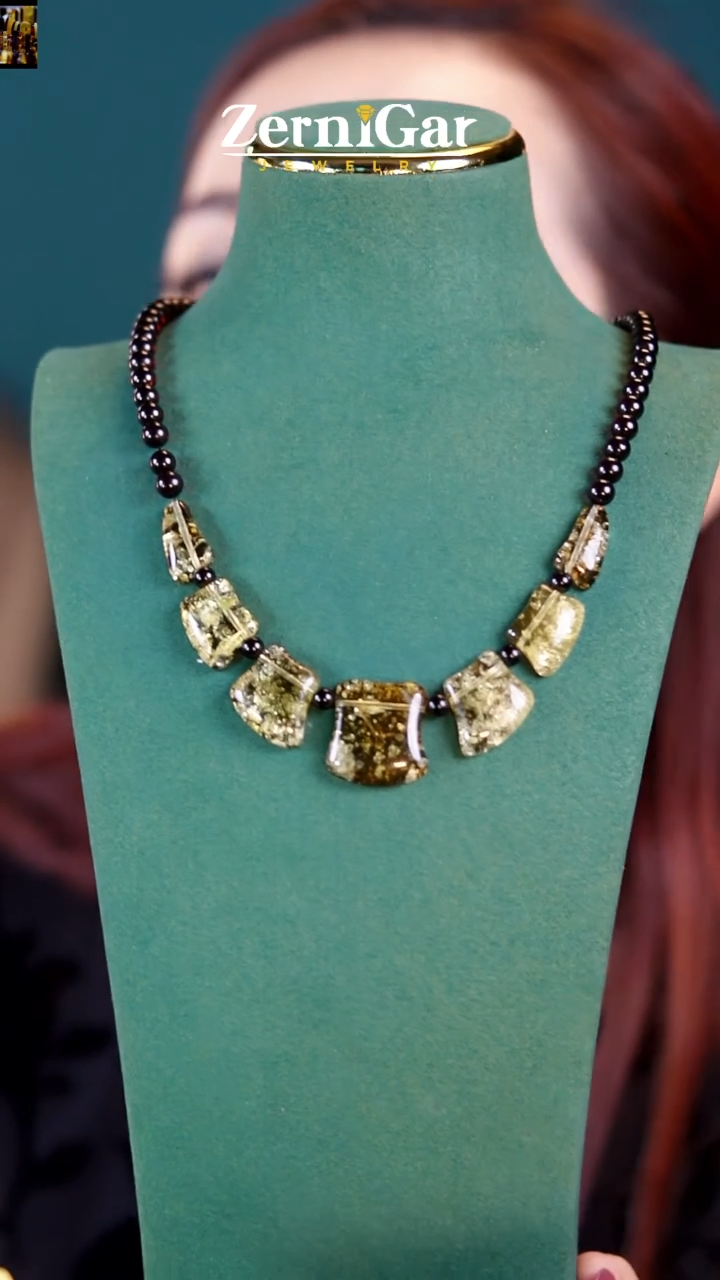 【闪购商品】琥珀颈饰未镶嵌天然琥珀项链