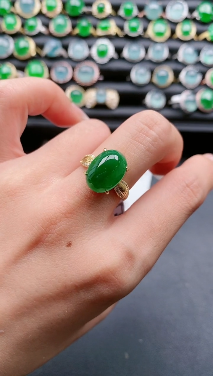 【闪购商品】翡翠戒指银S925镶嵌11111111111