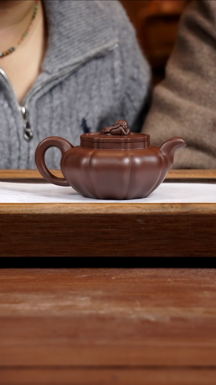 【闪购商品】紫砂茶壶四号井底槽青筋纹器320CC