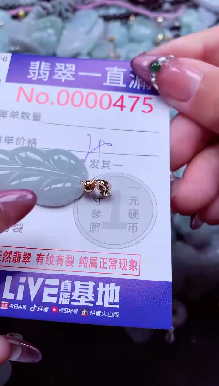 颈饰未镶嵌翡翠475