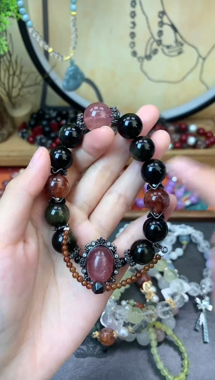 【闪购商品】黑曜岩手饰未镶嵌1299