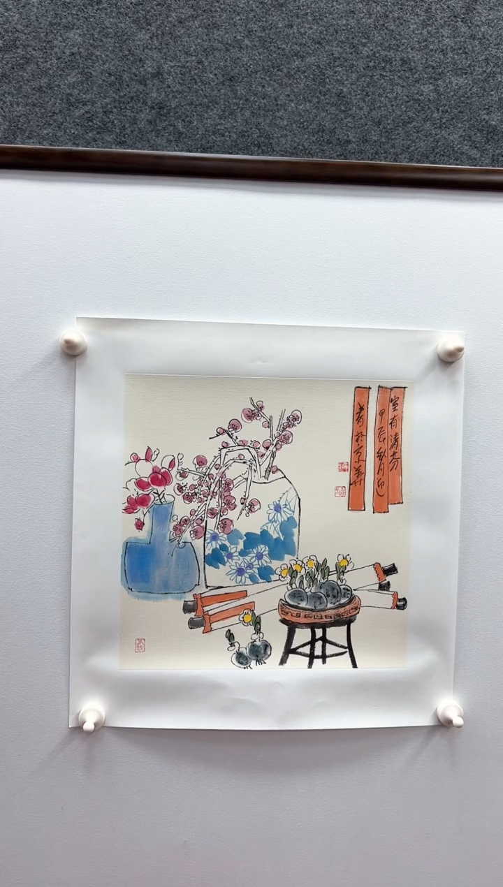 【闪购商品】国画王迎春/一平尺斗方/室有清芬
