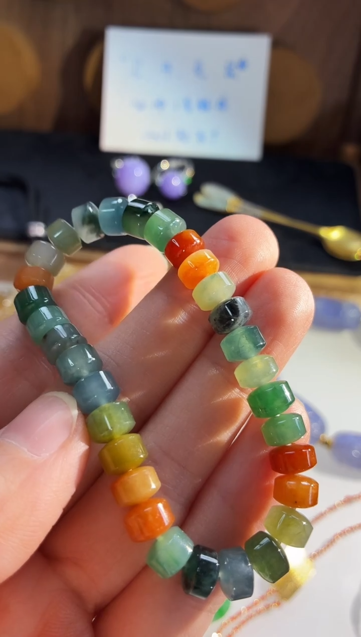 未镶嵌手链翡翠手串