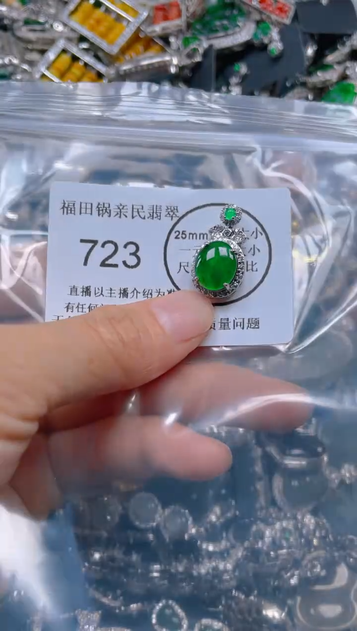 【闪购商品】翡翠吊坠(不含链)未镶嵌723