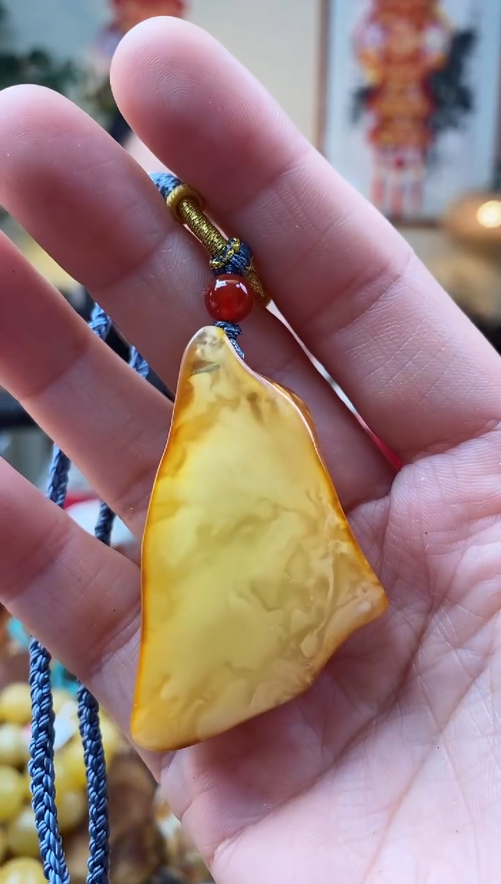 【闪购商品】蜜蜡颈饰未镶嵌吊坠