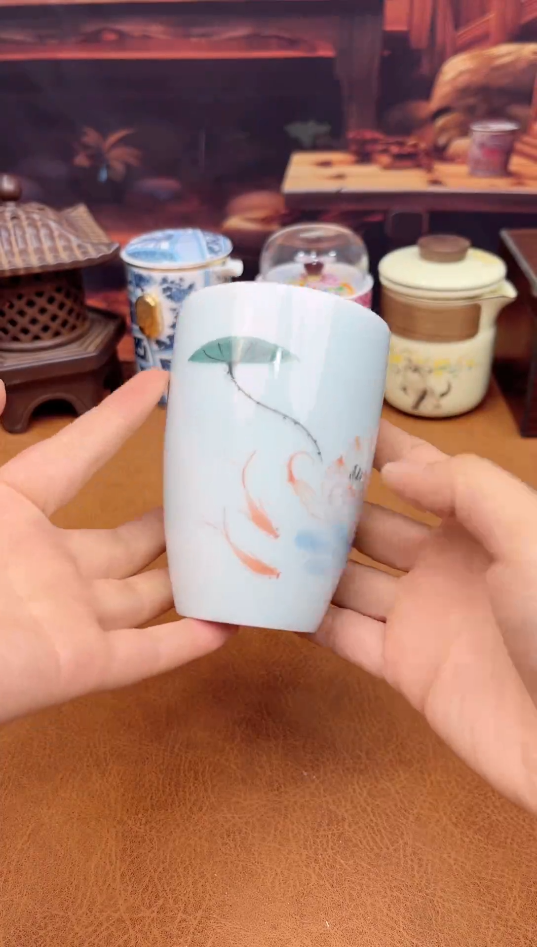 【闪购商品】陶瓷茶具摆件茶叶罐