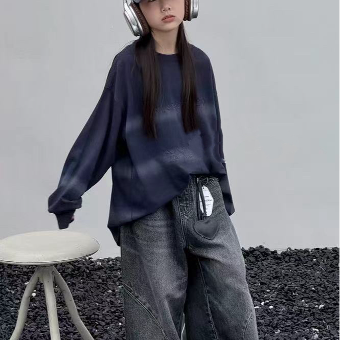 101【单件120-170尺码秋款童装】中大儿童2025秋款卫衣裤子大猪小猪