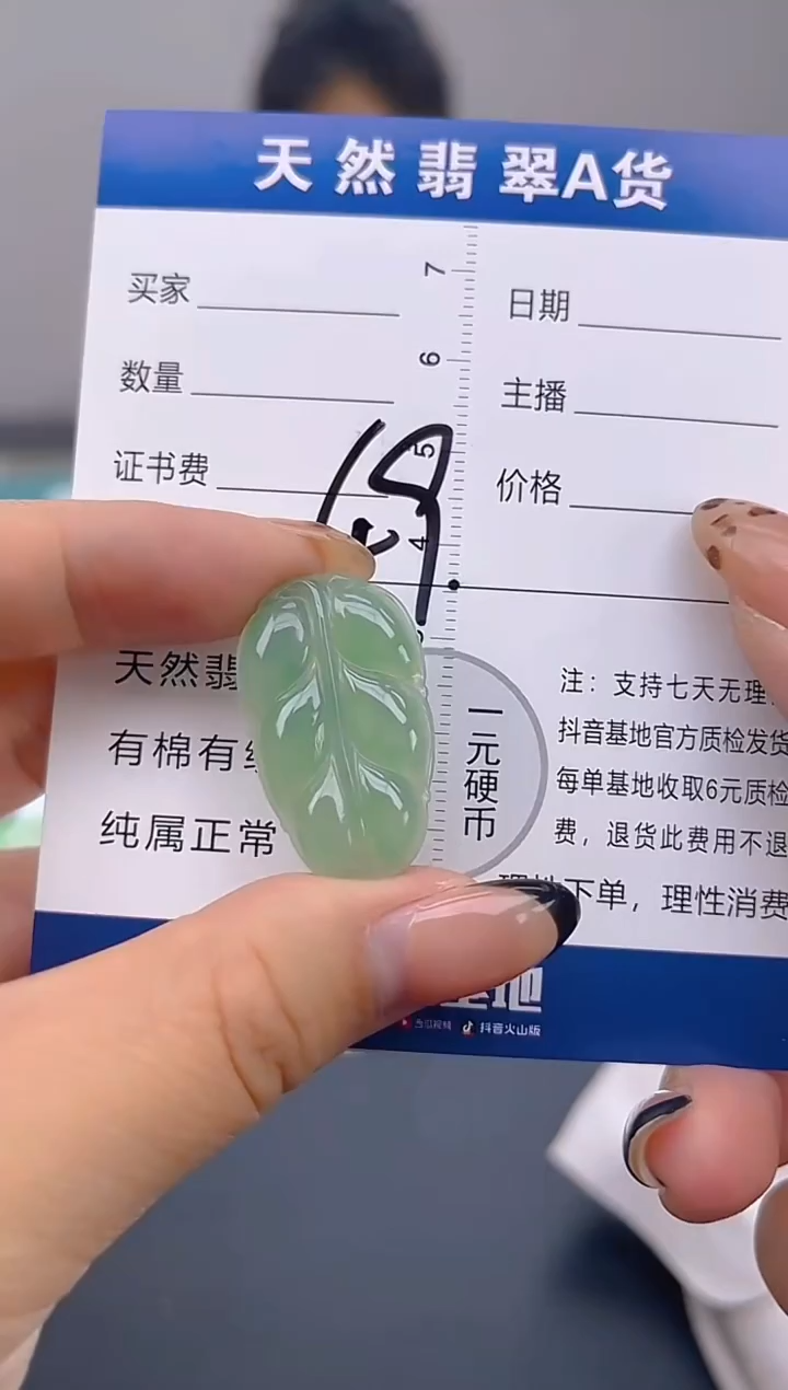 颈饰未镶嵌翡翠天然A货缅甸翡翠   