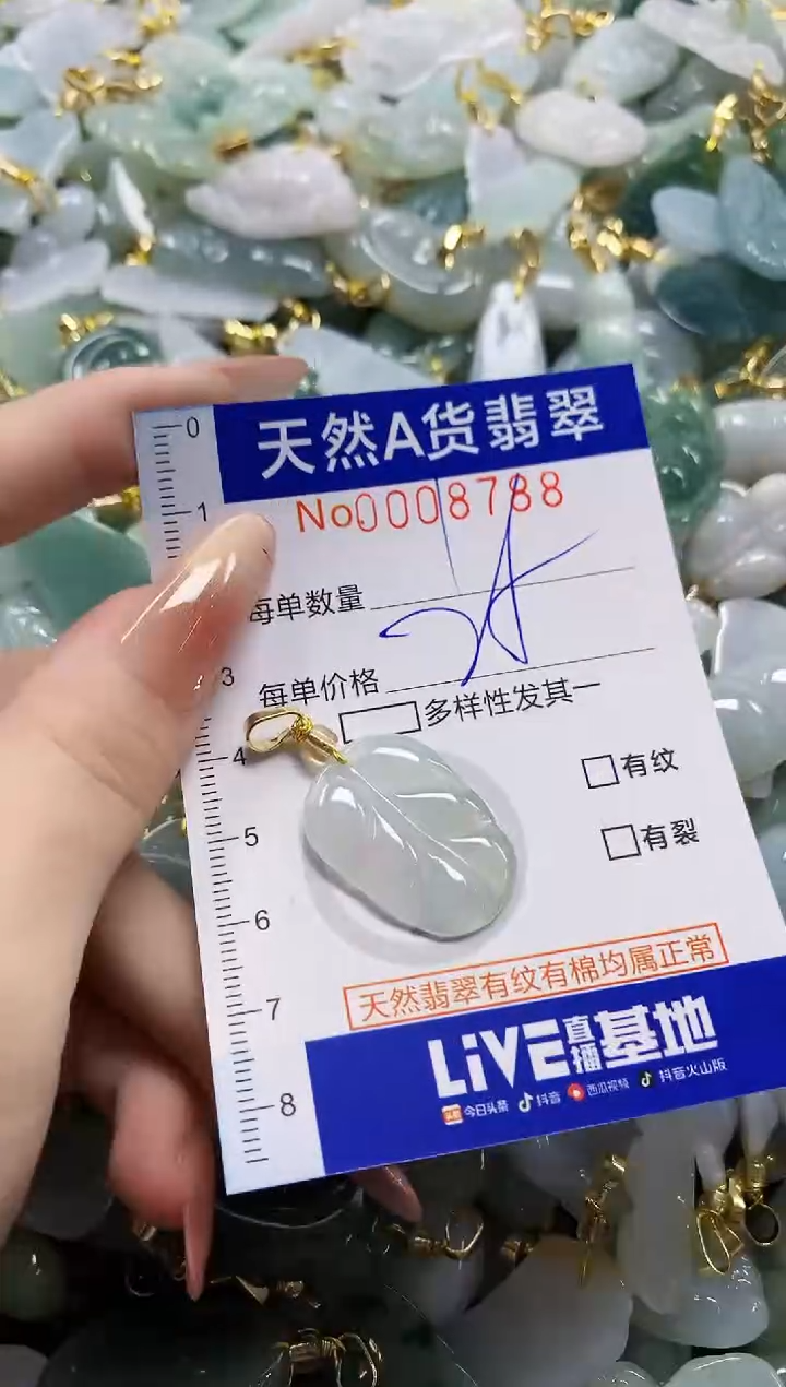 颈饰未镶嵌翡翠天然A货翡翠