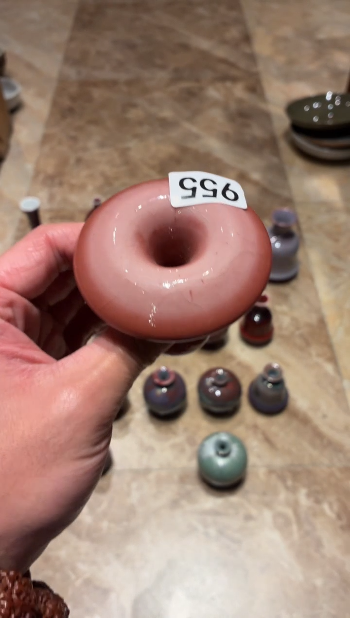 瓷片非*955红色香插1个