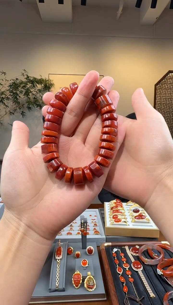 颈饰未镶嵌南红玛瑙17-541-12.22多样性拍一发一