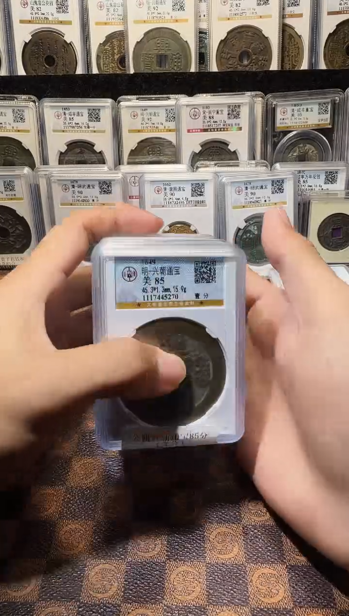 铜A329星龍公博兴朝通宝85分（壹分）