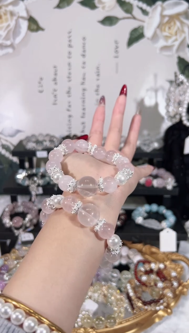 【闪购商品】水晶手链未镶嵌天然水晶默认微瑕 多样性发货发其一