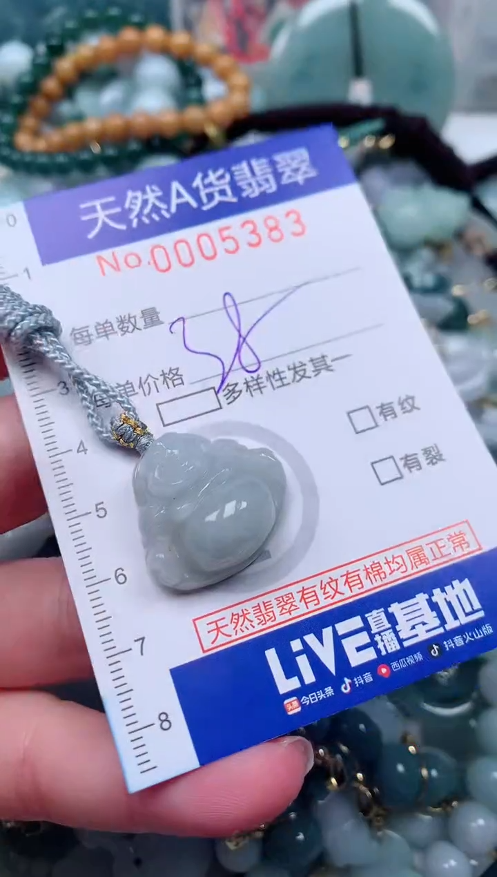 【闪购商品】翡翠颈饰未镶嵌00005383