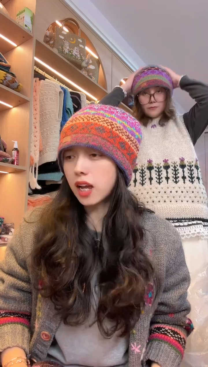 羊毛小*苹百羊毛冷帽B226