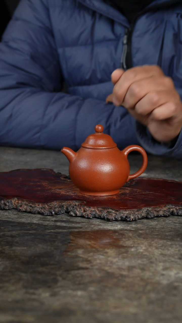 【闪购商品】紫砂茶壶老朱泥潘壶