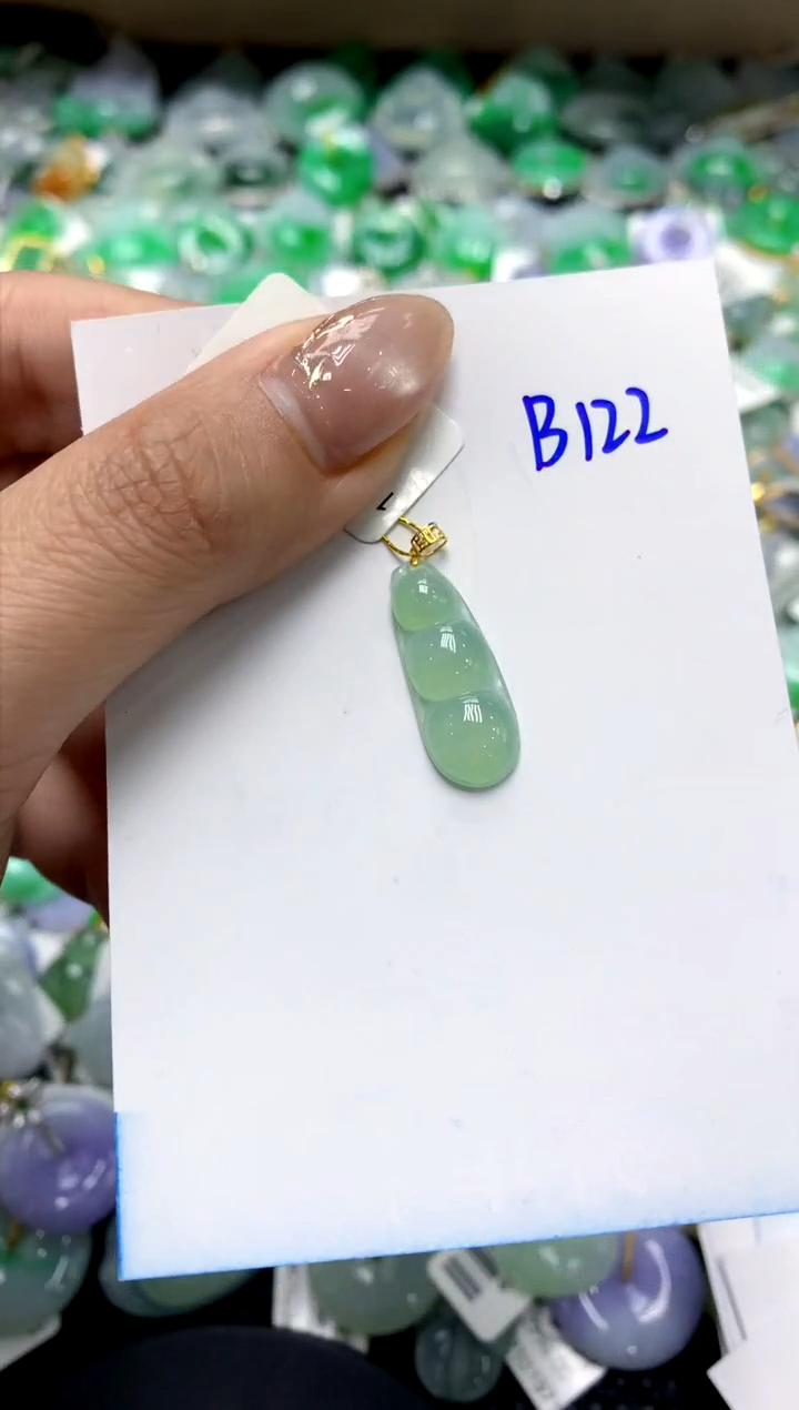 【闪购商品】翡翠颈饰18K金镶嵌111111111111111111