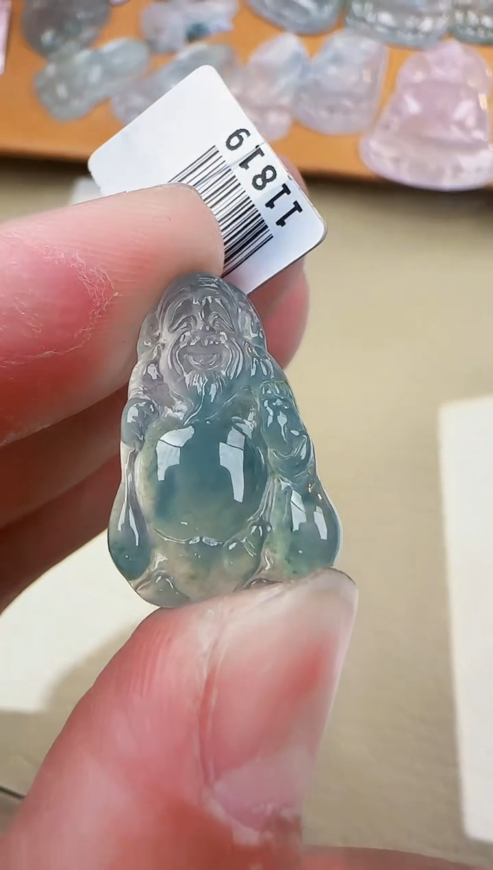 翡翠未镶嵌颈饰天然缅甸翡翠a货