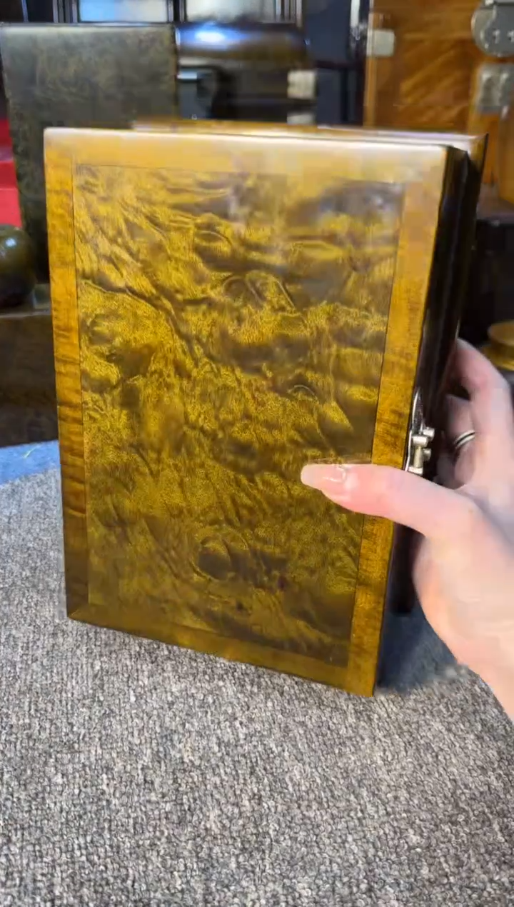 【闪购商品】乌木类成套家具阴沉乌木茶叶盒