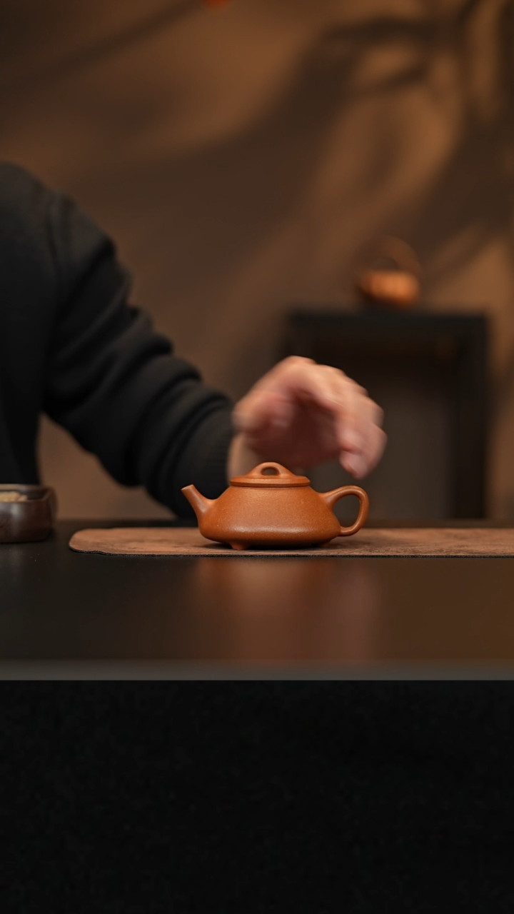 【闪购商品】紫砂茶壶允禾斋wzht 红降坡 任瓢 150cc