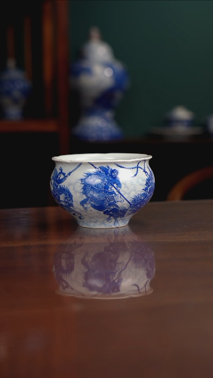 沈燕鸿老师作品 三英战吕布