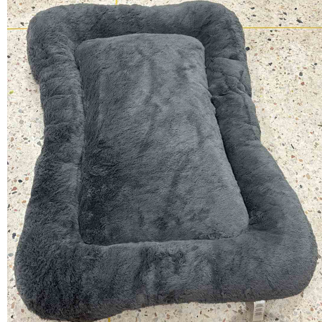 萌宠宠物猫猫狗狗灰色短毛窝套（100*70）