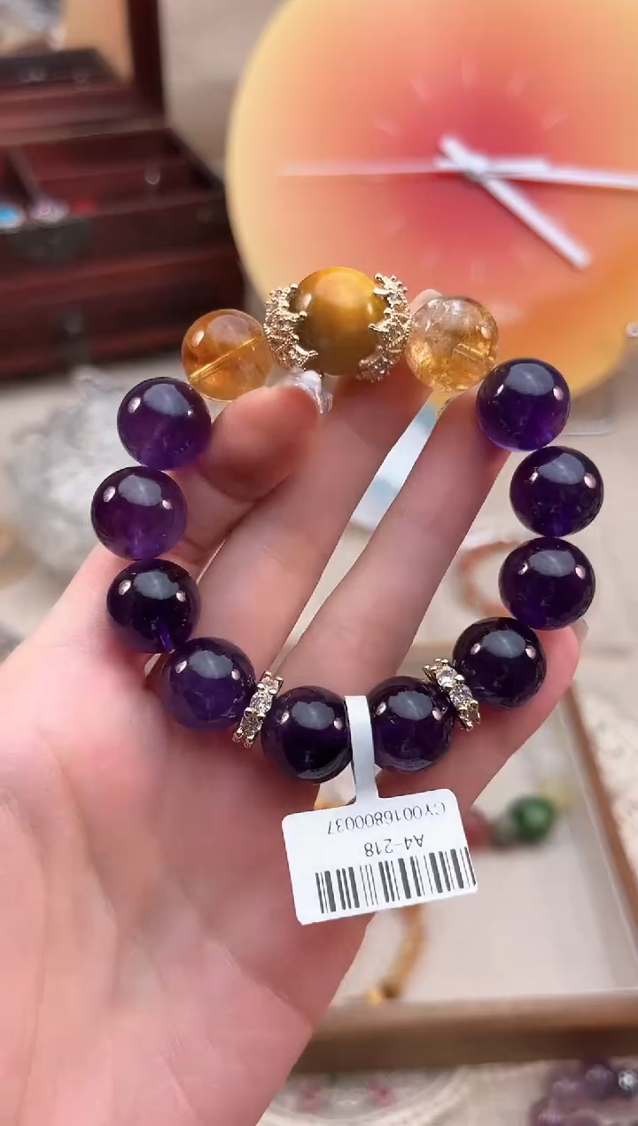 【闪购商品】水晶手链未镶嵌多样性发货发其一颜色微差