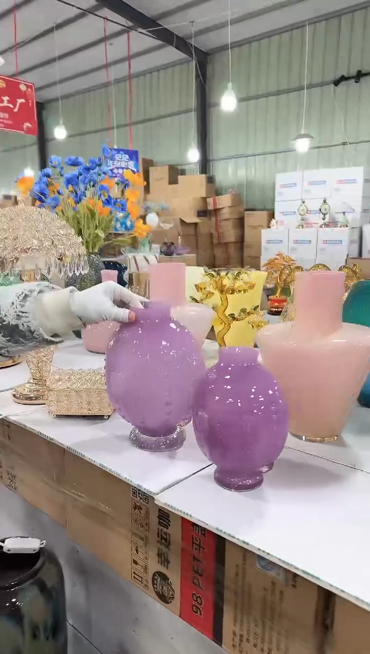 【闪购商品】无铅玻璃悠悠L-花器-30早一对