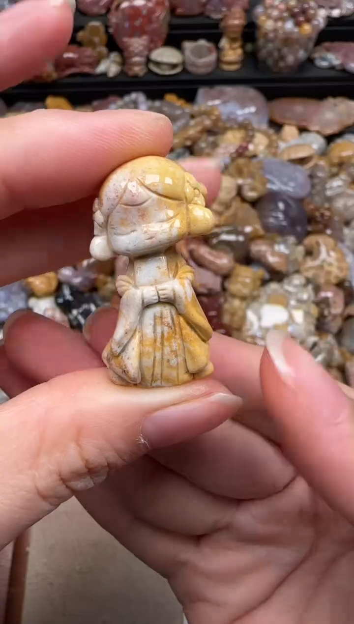 硅化珊瑚（珊瑚玉）未镶嵌颈饰405