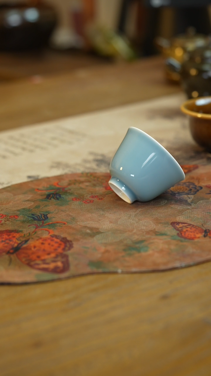 【闪购商品】瓷片景德镇上庄陶瓷雾霾蓝