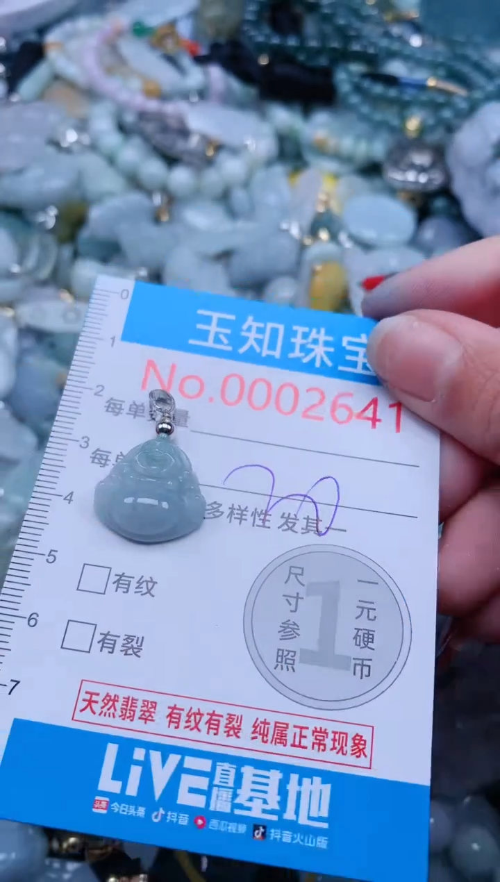 【闪购商品】翡翠吊坠(不含链)未镶嵌2641