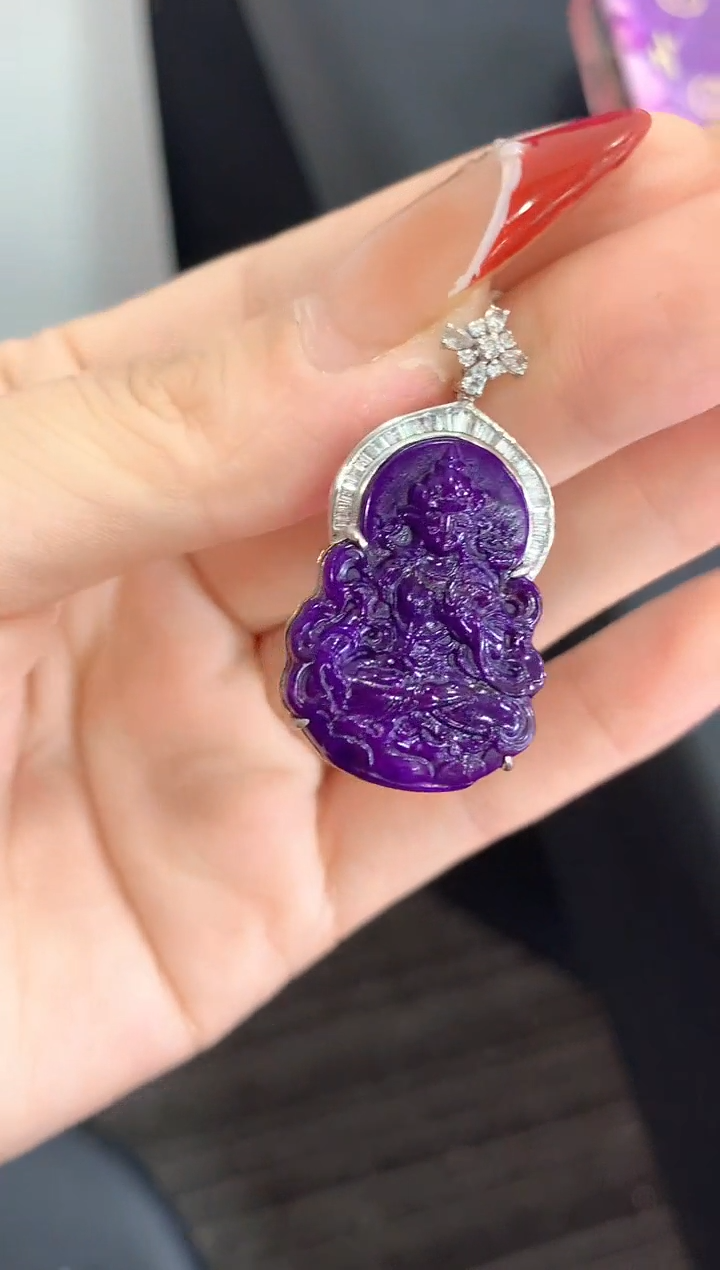 【闪购商品】苏纪石（舒俱来）.18K金镶嵌舒俱来吊坠