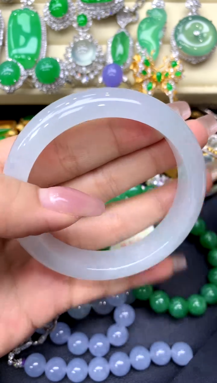 未镶嵌手镯翡翠300-中国好珍宝