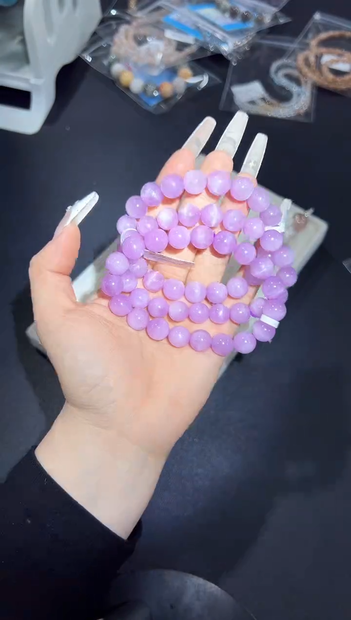 未镶嵌锂辉石手串72s多样性发其一【1条】默认微瑕