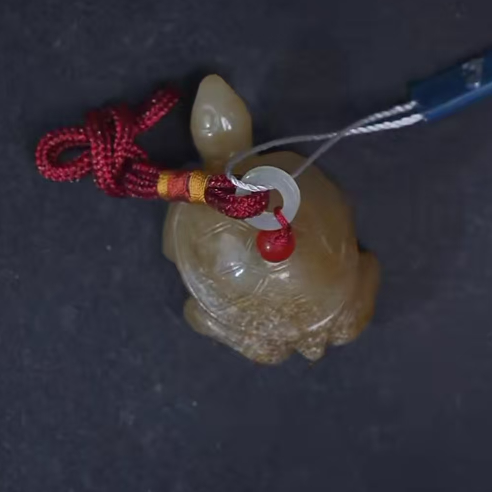 明代和田玉龟  1 