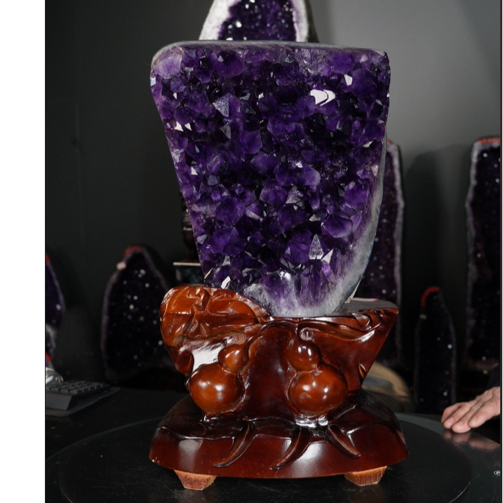 水晶一天然家居摆件*51*31*22