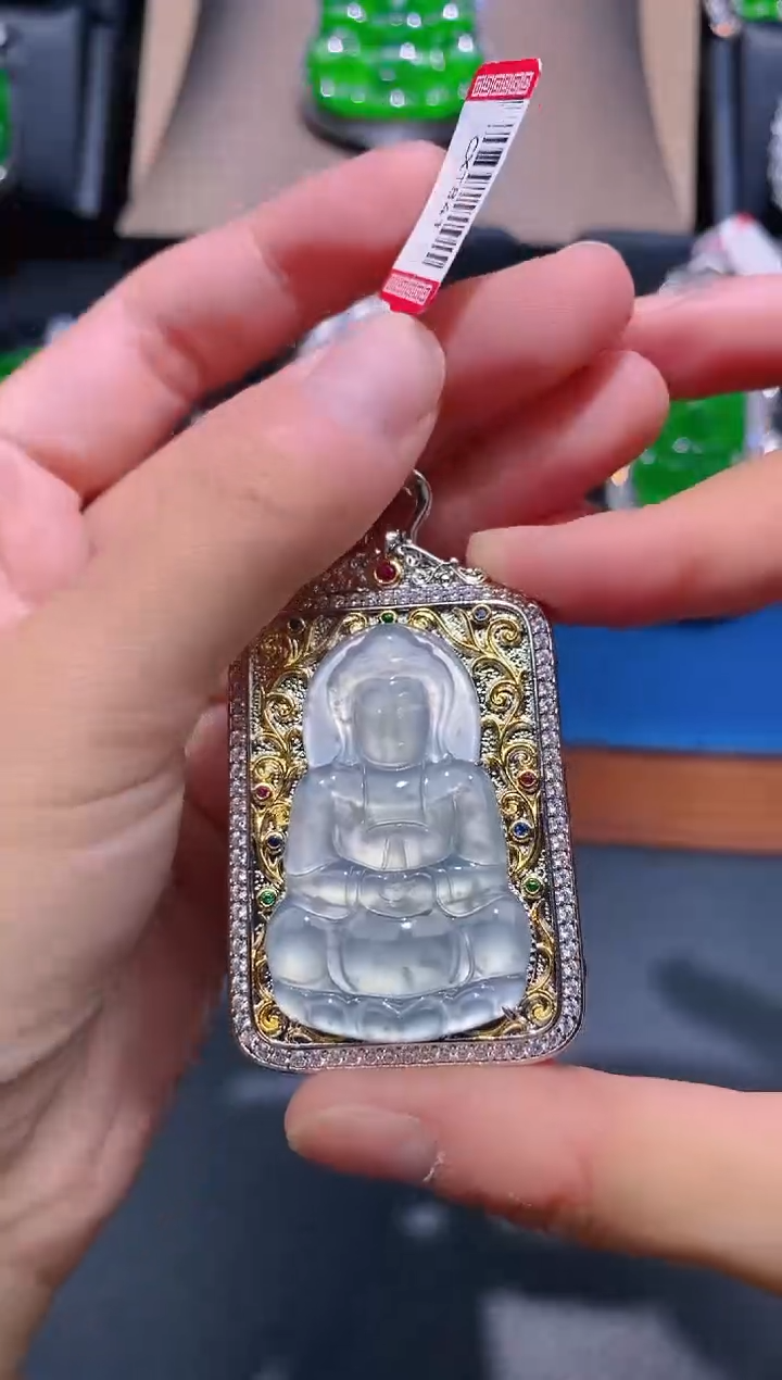 【闪购商品】翡翠颈饰未镶嵌天然A货翡翠Q07