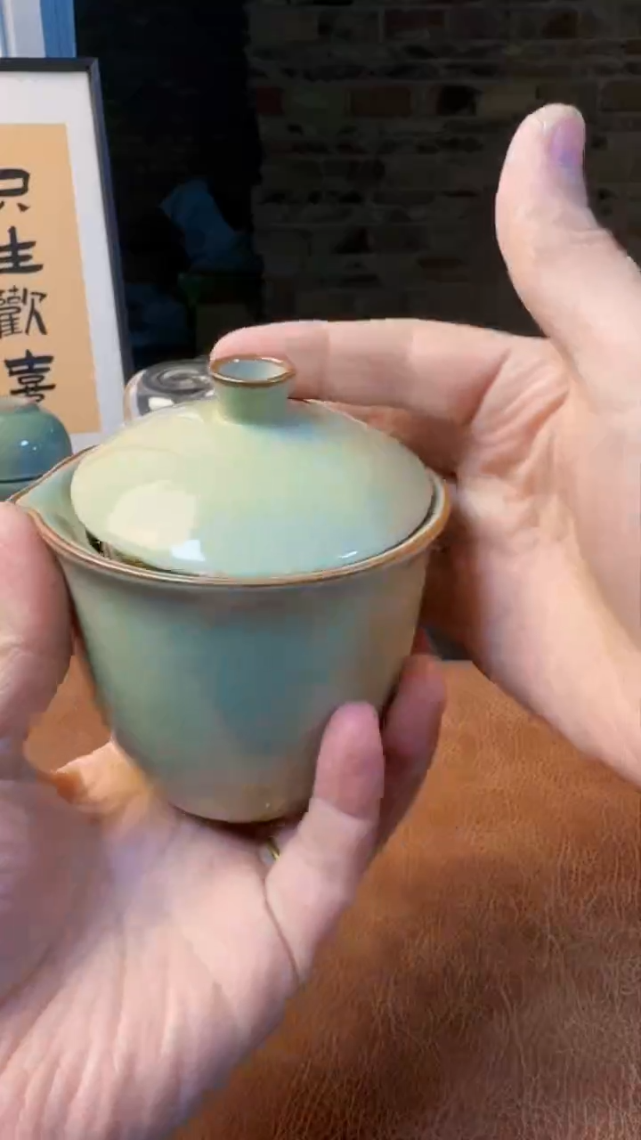 【闪购商品】杯德化羊脂玉瓷，黄龙玉汝旅行快客茶具