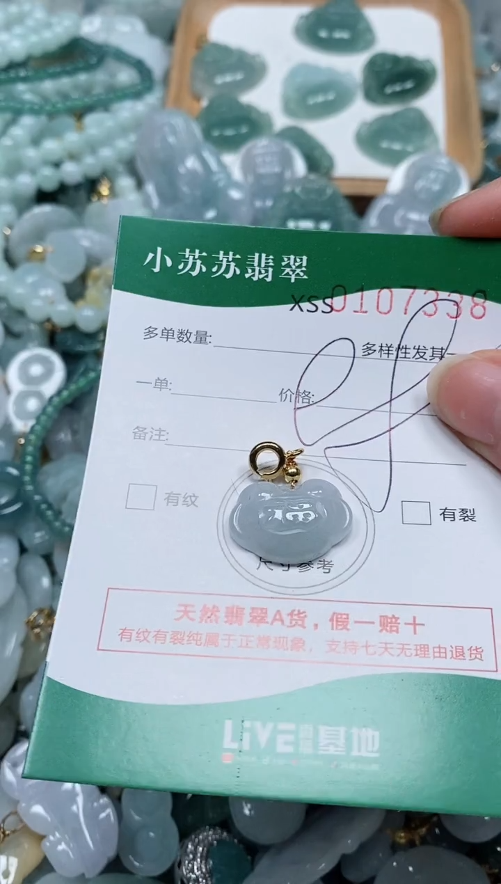 【闪购商品】翡翠颈饰未镶嵌闪购商品0107338