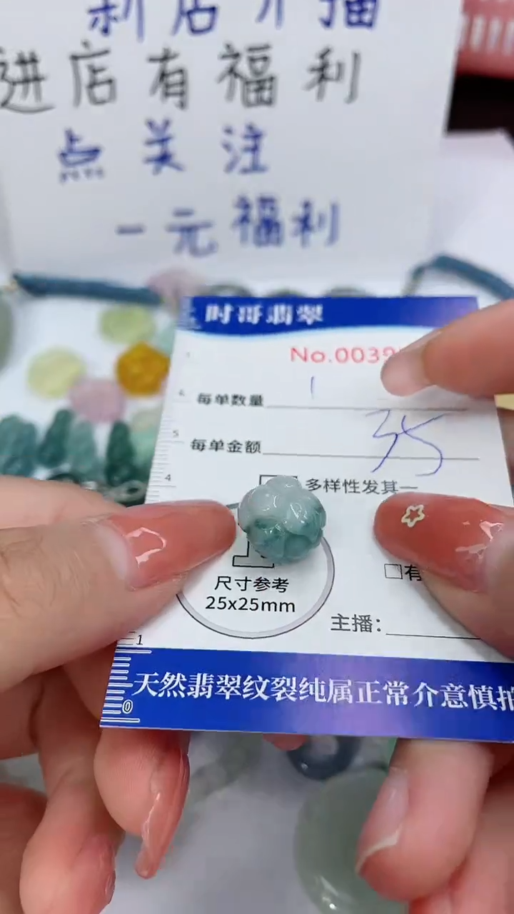 翡翠未镶嵌颈饰闪购商品0039539 多样性发其一